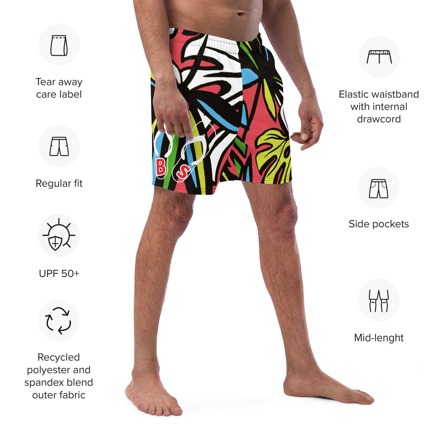 Bs Flip Flop swim trunks